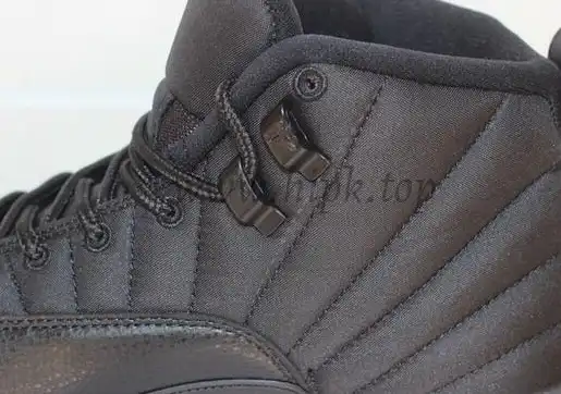 Authentic Air Jordan 12 “Black Nylon” Waterproof From PK