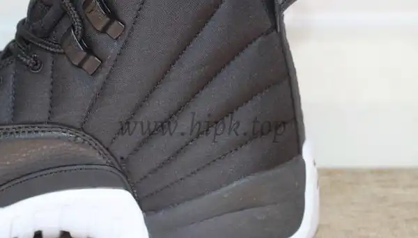 Authentic Air Jordan 12 “Black Nylon” Waterproof From PK