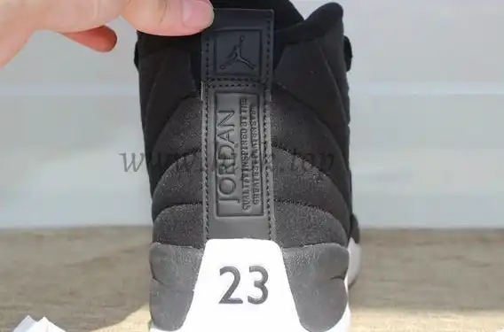 Authentic Air Jordan 12 “Black Nylon” Waterproof From PK