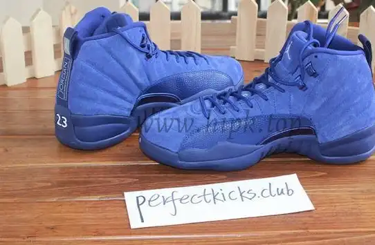 Authentic Air jordan 12 Premium Deep Royal Blue