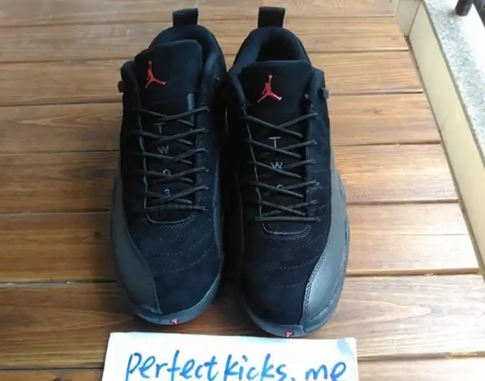 Authentic Air Jordan 12 Low BlackMax Orange