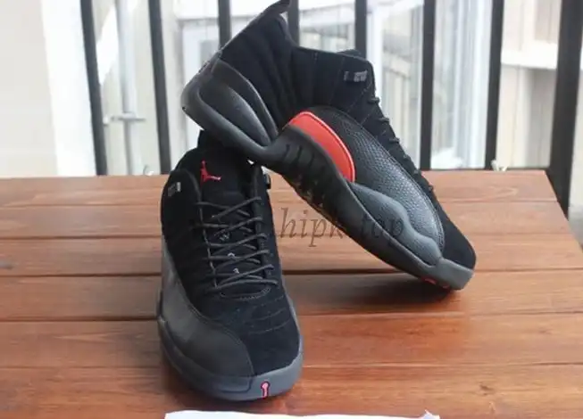 Authentic Air Jordan 12 Low BlackMax Orange