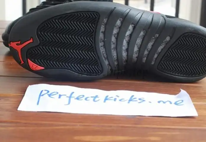 Authentic Air Jordan 12 Low BlackMax Orange