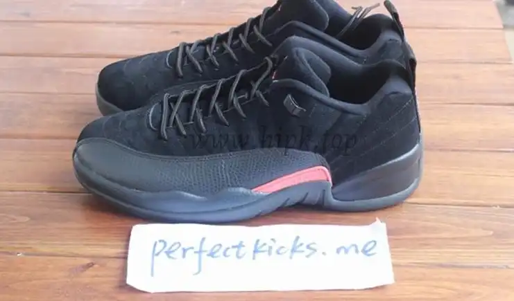 Authentic Air Jordan 12 Low BlackMax Orange