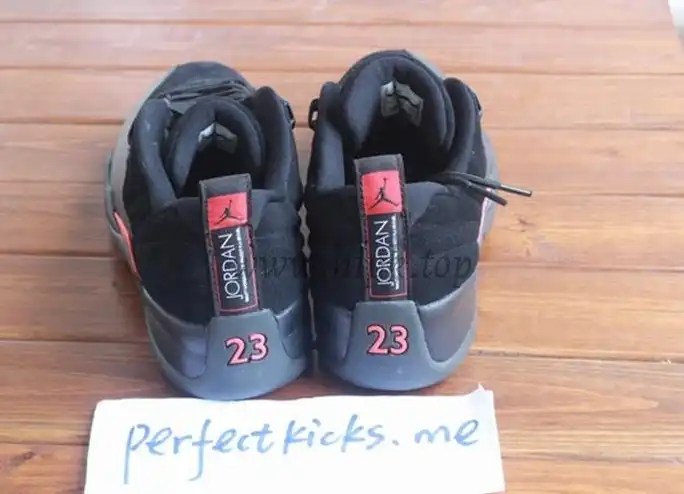 Authentic Air Jordan 12 Low BlackMax Orange