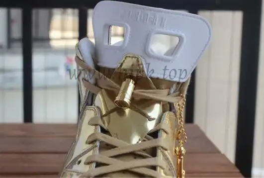 Authentic Air Jordan 6 Gold Pinnacle