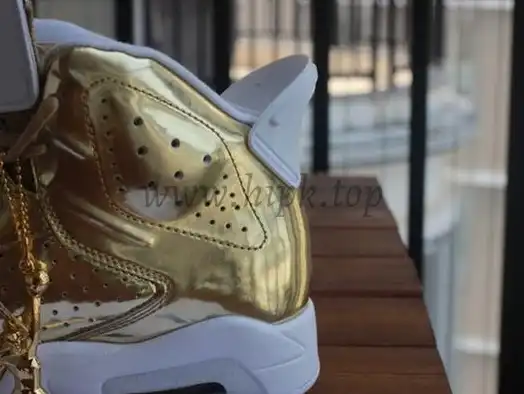 Authentic Air Jordan 6 Gold Pinnacle