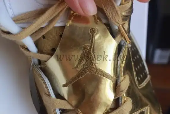 Authentic Air Jordan 6 Gold Pinnacle