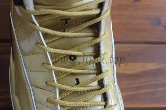 Authentic Air Jordan 12 Gold Pinnacle