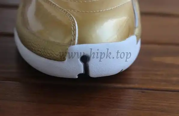 Authentic Air Jordan 12 Gold Pinnacle