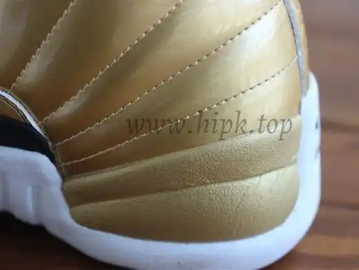 Authentic Air Jordan 12 Gold Pinnacle