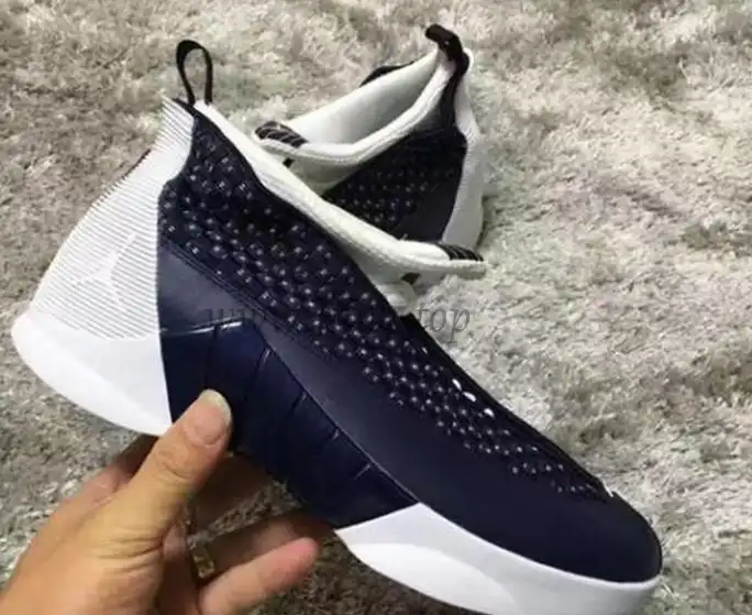 Authentic Air Jordan 15 Obsidian