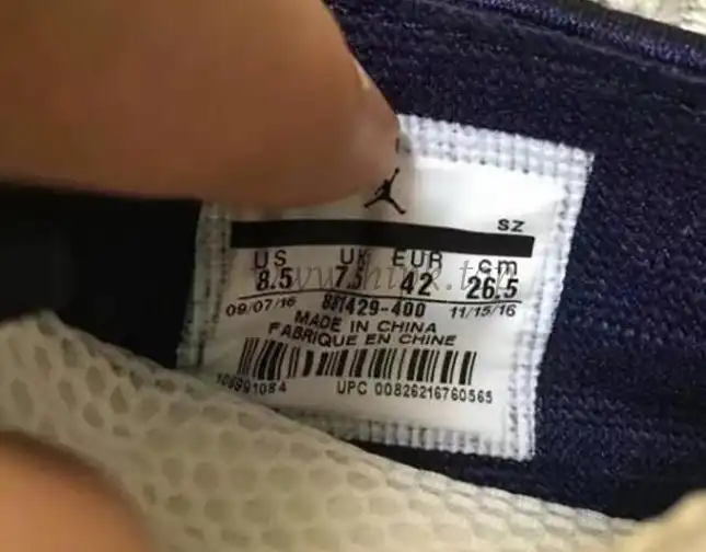 Authentic Air Jordan 15 Obsidian