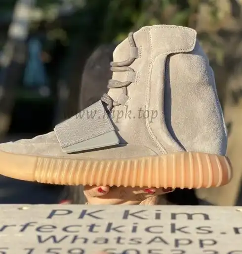 PK God Yeezy 750 Chocolate Brown real suede and shape (real quality)