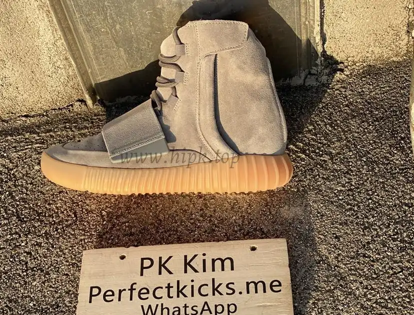 PK God Yeezy 750 Grey gum real suede and shape (real quality)