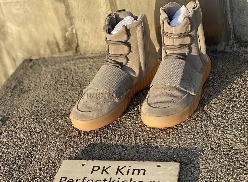 PK God Yeezy 750 Grey gum real suede and shape (real quality)