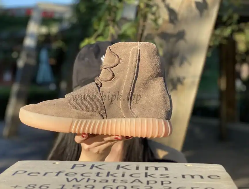 PK God Yeezy 750 Chocolate Brown real suede and shape (real quality)