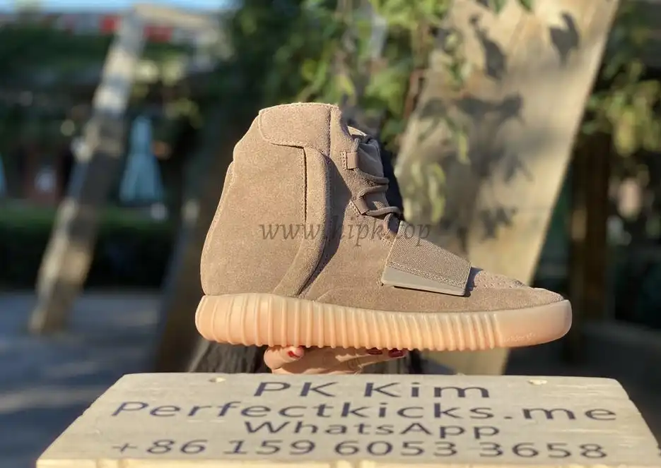 PK God Yeezy 750 Chocolate Brown real suede and shape (real quality)