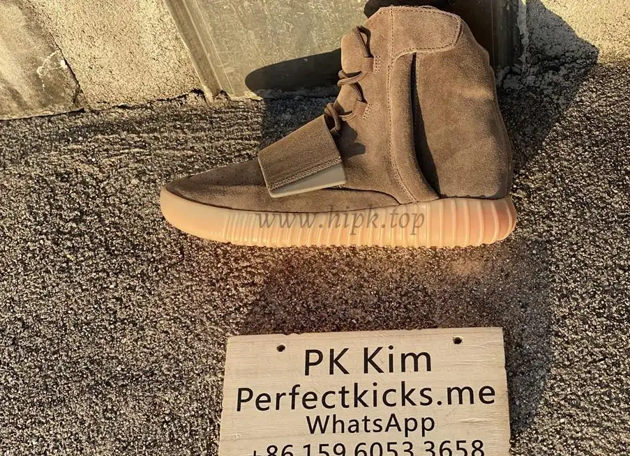 PK God Yeezy 750 Chocolate Brown real suede and shape (real quality)