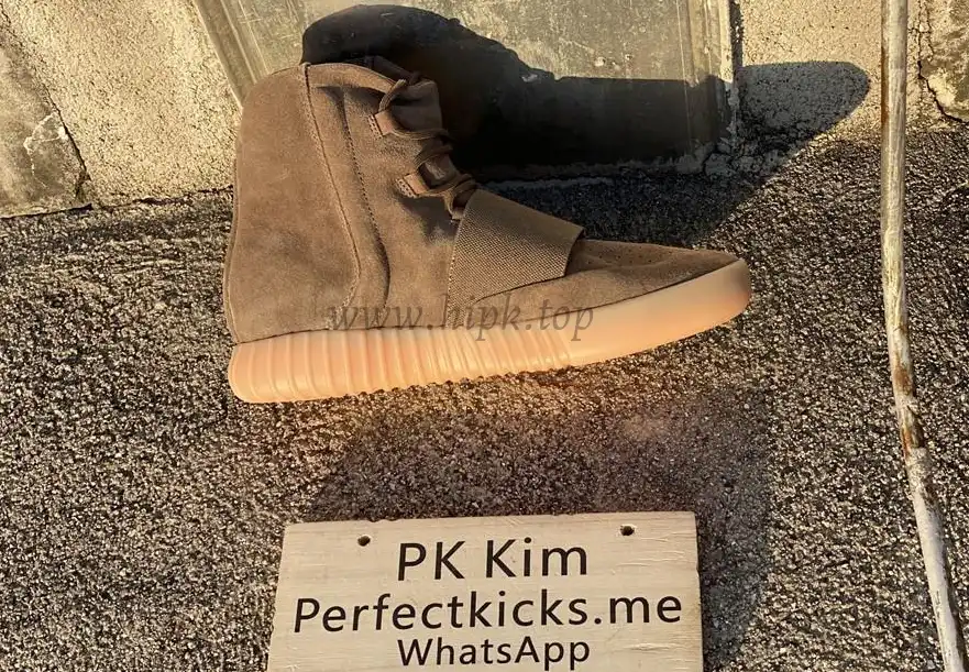 PK God Yeezy 750 Chocolate Brown real suede and shape (real quality)