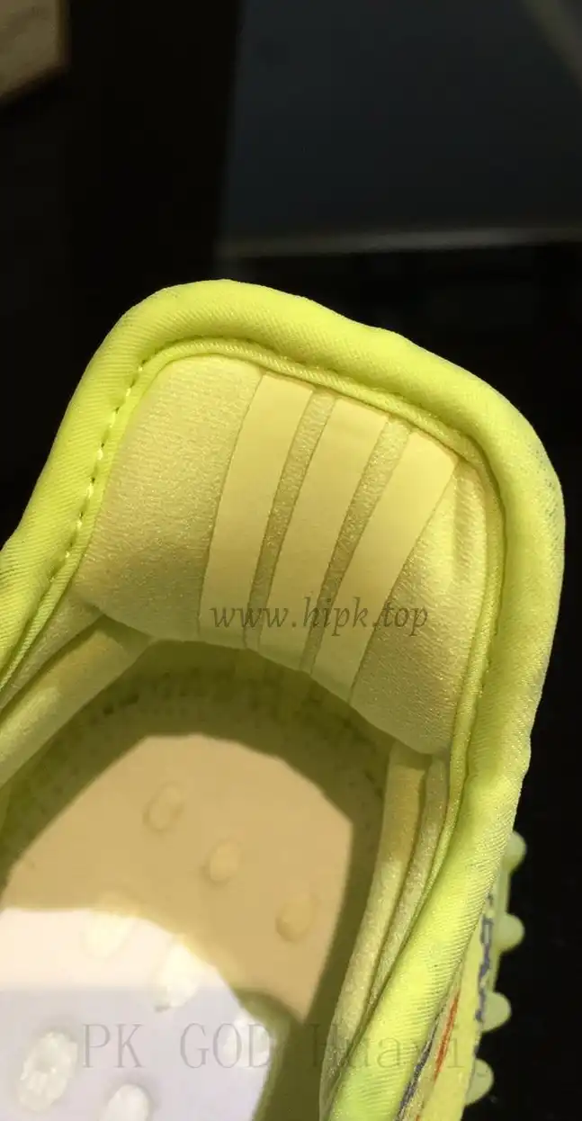 PK God Yeezy 350 V2 Semi Frozen Yellow Raw Steel WITH REAL PREMEKNIT FROM HUAYIYI WHICH OFFER PRIMEKNIT TO ADIDAS DIRECTLY