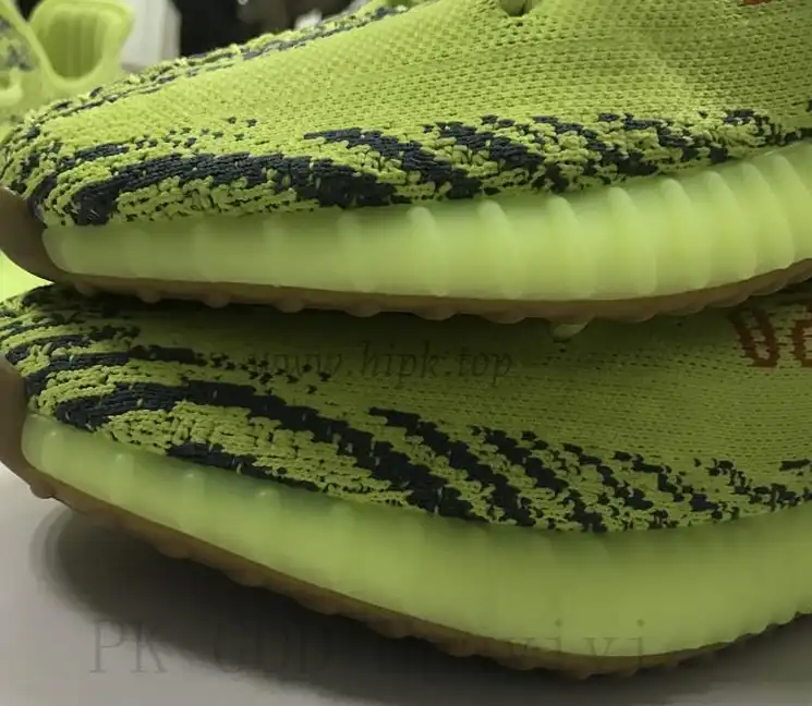 PK God Yeezy 350 V2 Semi Frozen Yellow Raw Steel WITH REAL PREMEKNIT FROM HUAYIYI WHICH OFFER PRIMEKNIT TO ADIDAS DIRECTLY