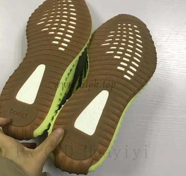 PK God Yeezy 350 V2 Semi Frozen Yellow Raw Steel WITH REAL PREMEKNIT FROM HUAYIYI WHICH OFFER PRIMEKNIT TO ADIDAS DIRECTLY