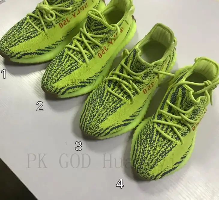 PK God Yeezy 350 V2 Semi Frozen Yellow Raw Steel WITH REAL PREMEKNIT FROM HUAYIYI WHICH OFFER PRIMEKNIT TO ADIDAS DIRECTLY