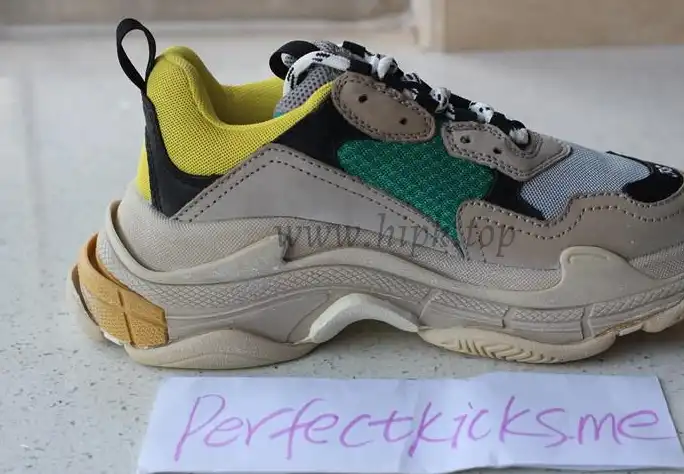 GOD Paris TRIPLE S TRAINER YELLOW YELLOW GREEN