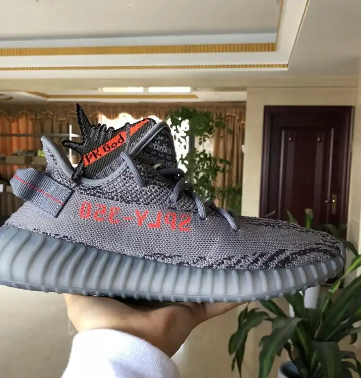 PK God Yeezy 350 V2 DGH Solid Grey WITH REAL PREMEKNIT FROM HUAYIYI WHICH OFFER PRIMEKNIT TO ADIDAS DIRECTLY