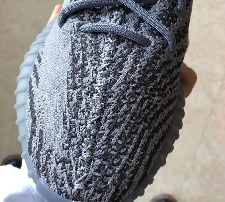 PK God Yeezy 350 V2 DGH Solid Grey WITH REAL PREMEKNIT FROM HUAYIYI WHICH OFFER PRIMEKNIT TO ADIDAS DIRECTLY