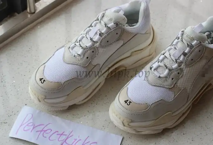 God Paris Triple S Trainer All white ready