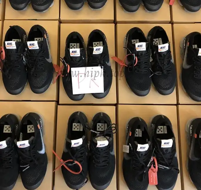 PK God OFF–WHITE x Nike Air VaporMax “Black” ready to ship