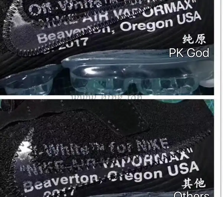 PK God OFF–WHITE x Nike Air VaporMax “Black” ready to ship