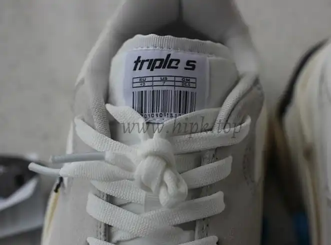 God Paris Triple S Trainers White Blue Black BB