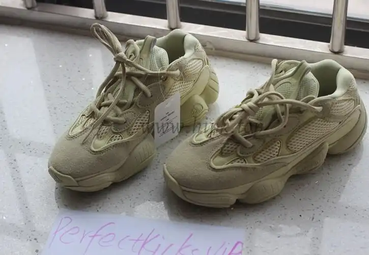 God Yeezy 500 Desert Rat Super Moon Yellow retail sample version ready