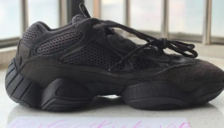 God Yeezy 500 Shadow Black retail sample version ready to ship