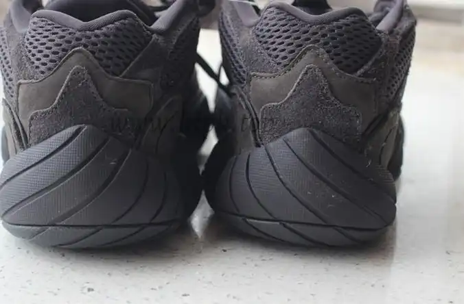 God Yeezy 500 Shadow Black retail sample version ready to ship