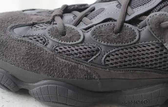 God Yeezy 500 Shadow Black retail sample version ready to ship