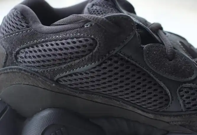 God Yeezy 500 Shadow Black retail sample version ready to ship