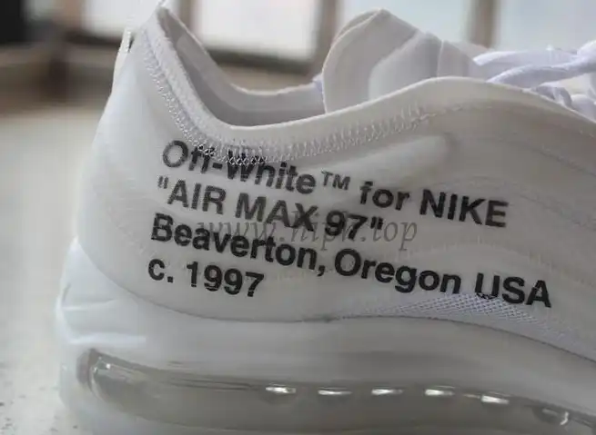 God Nike Air Max 97 OG “Off White” retail materials