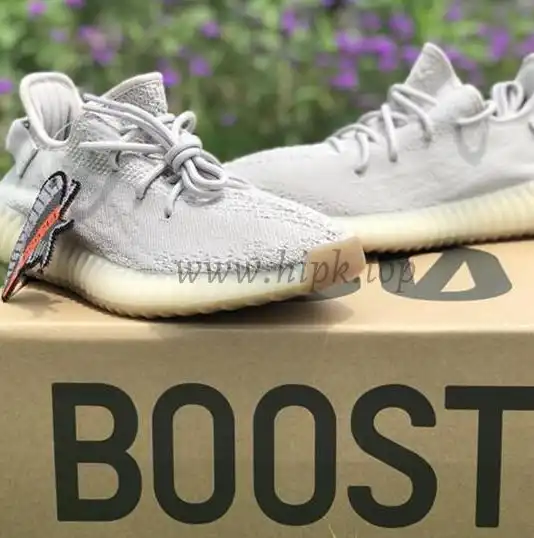 PK GOD ADIDAS YEEZY BOOST 350 V2 ASH BLUE RETAIL MATERIALS READY TO SHIP