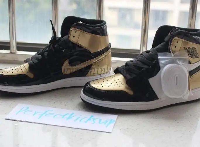 PK God Air Jordan 1 Gold toe best version