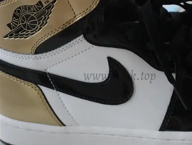 PK God Air Jordan 1 Gold toe best version