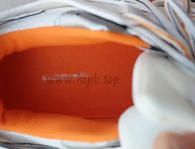 PK God exclusive Balencia Paris Track SneakersWhite Orange best version ready to ship