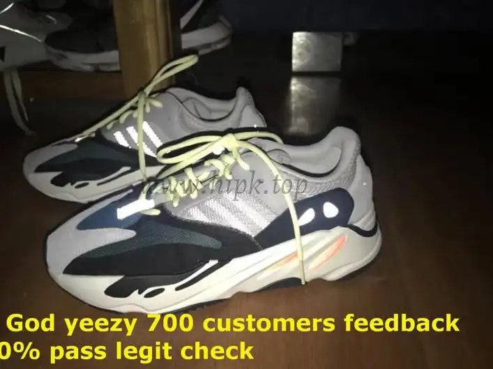 PK GOD YEEZY WAVE RUNNER 700 OG ‘SOLID GREY’ LIMITED REAL MATERIALS