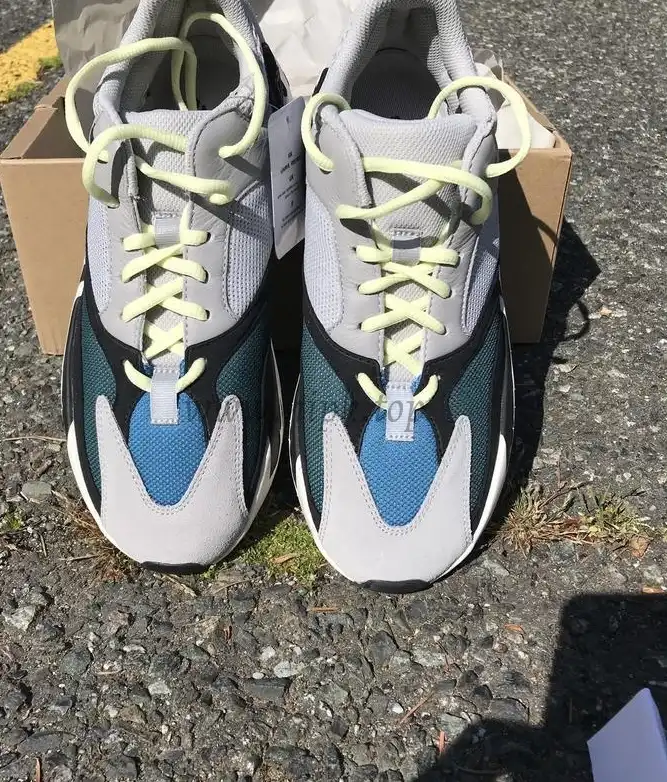 PK GOD YEEZY WAVE RUNNER 700 OG ‘SOLID GREY’ LIMITED REAL MATERIALS