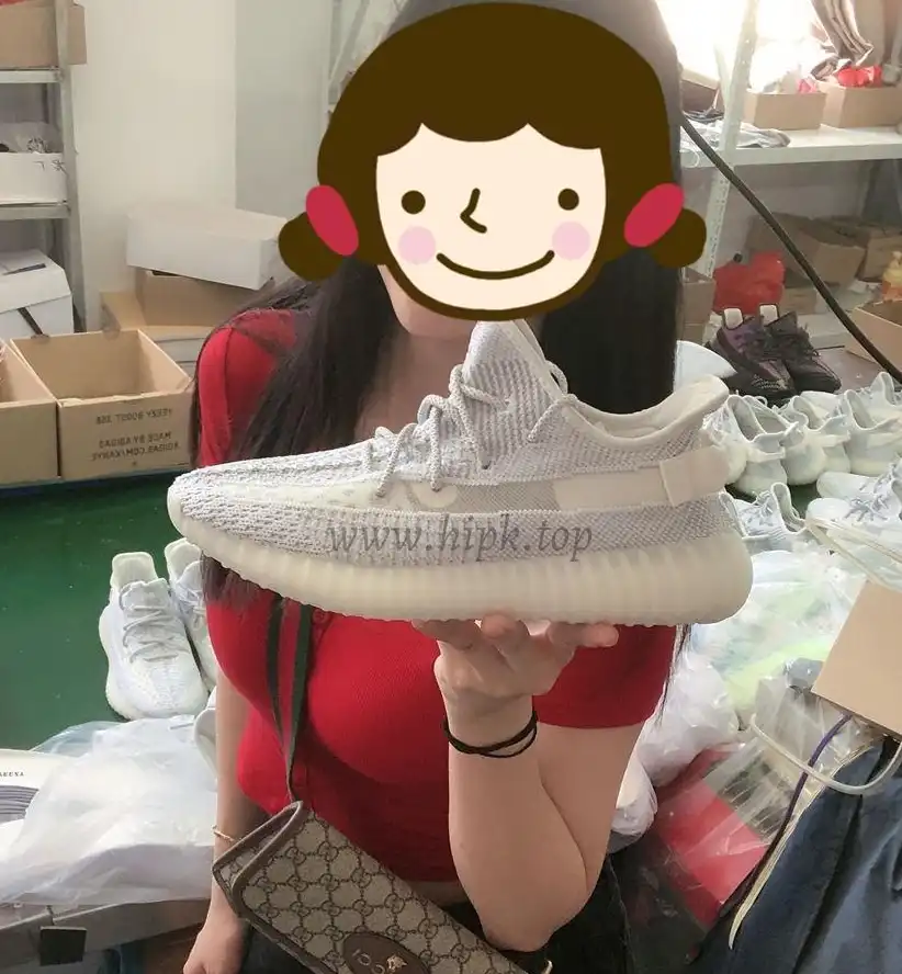 GOD YEEZY 350 V2 STATICWITH REAL PREMEKNIT FROM HUAYIYI WHICH OFFER PRIMEKNIT TO ADIDAS DIRECTLY READY