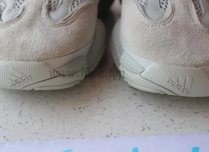 God Yeezy 500 Salt EE7287 retail sample version ready