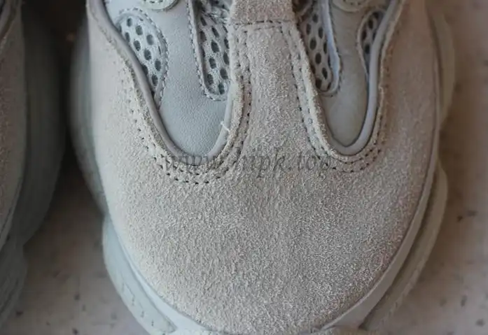 God Yeezy 500 Salt EE7287 retail sample version ready